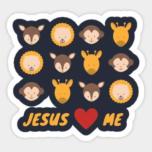 Jesus loves me Sticker